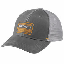 'Carhartt' Canvas Mesh Back Quality Graphic Cap - Charcoal