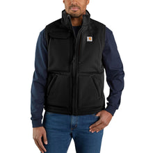 'Carhartt' Men's Super Dux™ Relaxed Fit Sherpa Lined Vest - Black