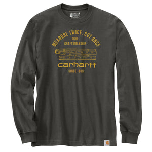 'Carhartt' Men's Heavyweight Craftsmanship Graphic T-Shirt - Peat