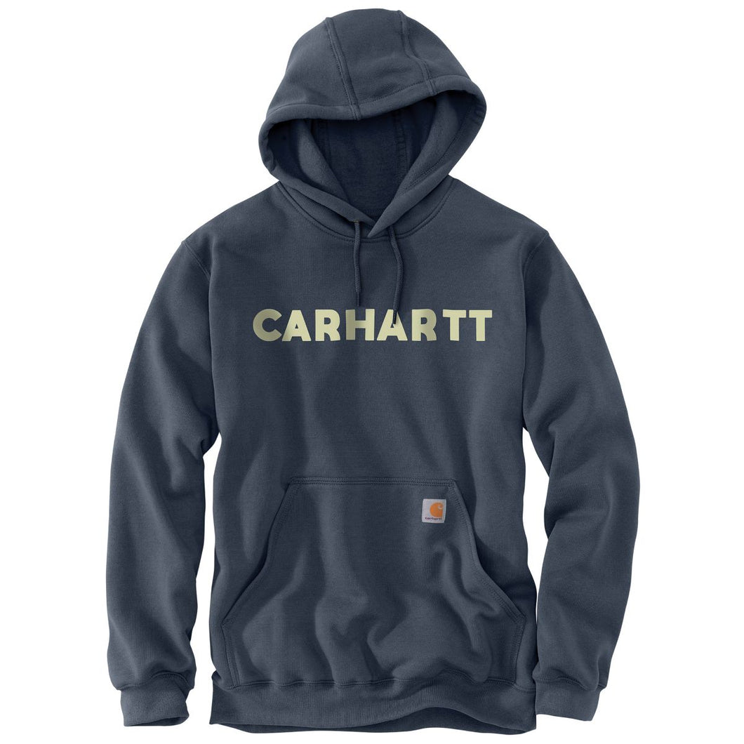 'Carhartt' Men's Loose Fit Midweight Logo Sweatshirt - Bluestone