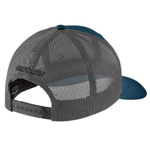 Carhartt Men's Rugged Flex Twill Mesh-Back Logo Patch Cap - Night Blue