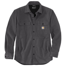 'Carhartt' Men's Rugged Flex® Canvas Fleece Lined Shirt Jac - Shadow