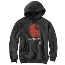 'Carhartt' Men's Rain Defender® Midweight Graphic Hoodie - Carbon Heather