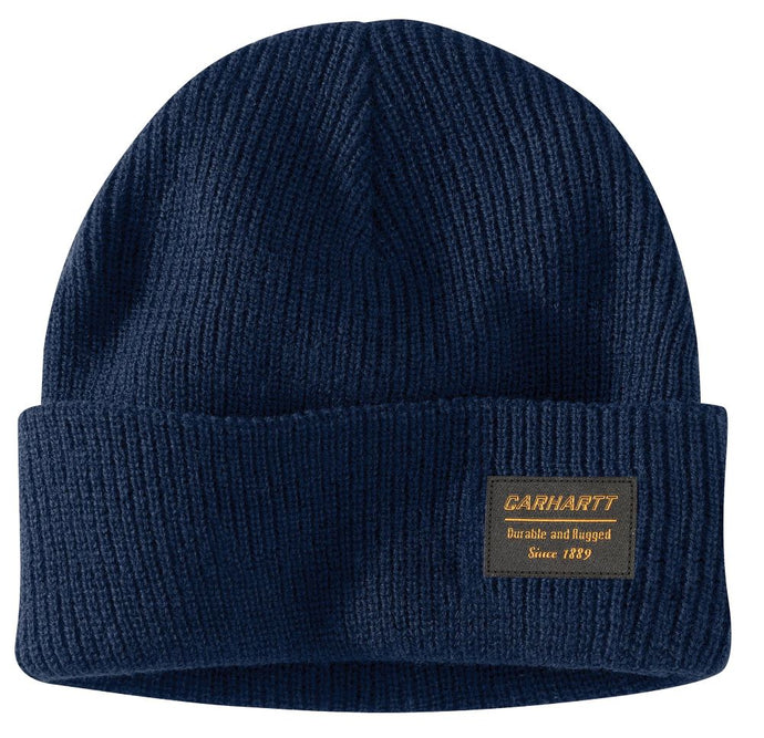 'Carhartt' Men's Knit Rugged Patch Beanie - Lakeshore