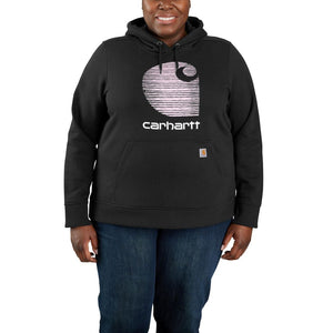 'Carhartt' Women's Rain Defender® Midweight Graphic Hoodie - Black