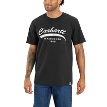 'Carhartt' Men's Relaxed Fit Heavyweight Graphic T-Shirt - Black