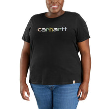 'Carhartt' Women's Lightweight Logo Graphic T-Shirt - Black