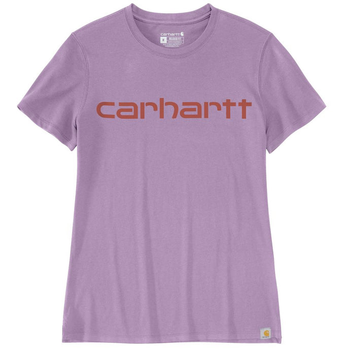 'Carhartt' Women's Lightweight Logo Graphic T-Shirt - Lupine