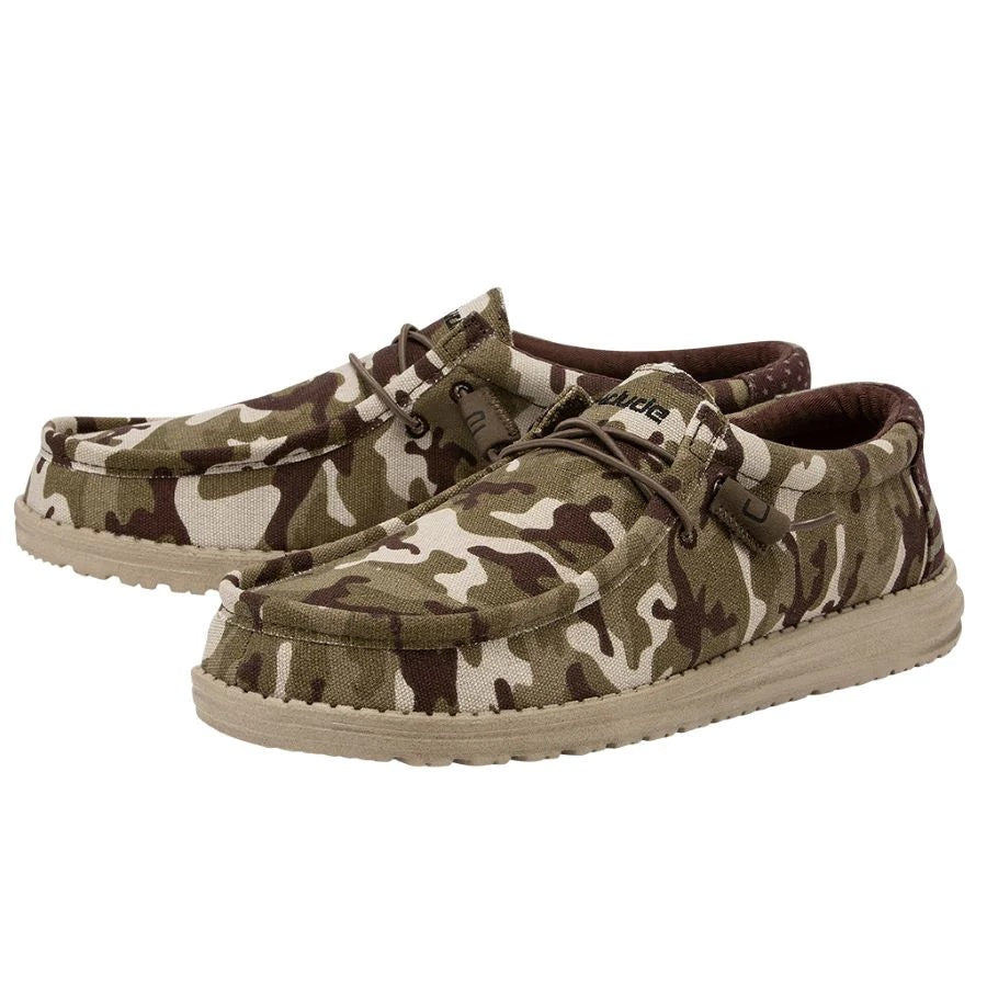 NFL Philadelphia Eagles Military Camouflage Design Hey Dude Shoes