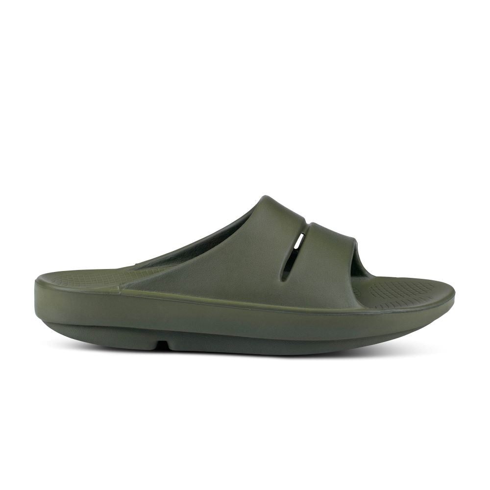 'OOFOS' Unisex OOahh Slide - Forest Green
