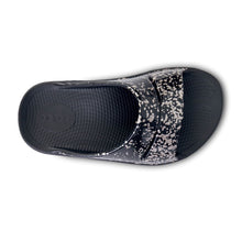'OOFOS' Women's OOahh Slide Limited Edition - Black / Champagne Pop