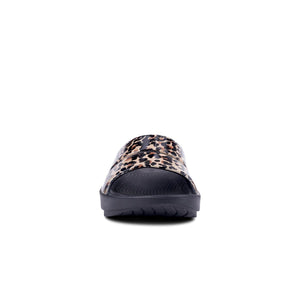 'OOFOS' Women's OOahh Slide Limited Edition - Black / Leopard