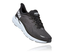 'HOKA' Men's Clifton 8 - Black / White (Wide)