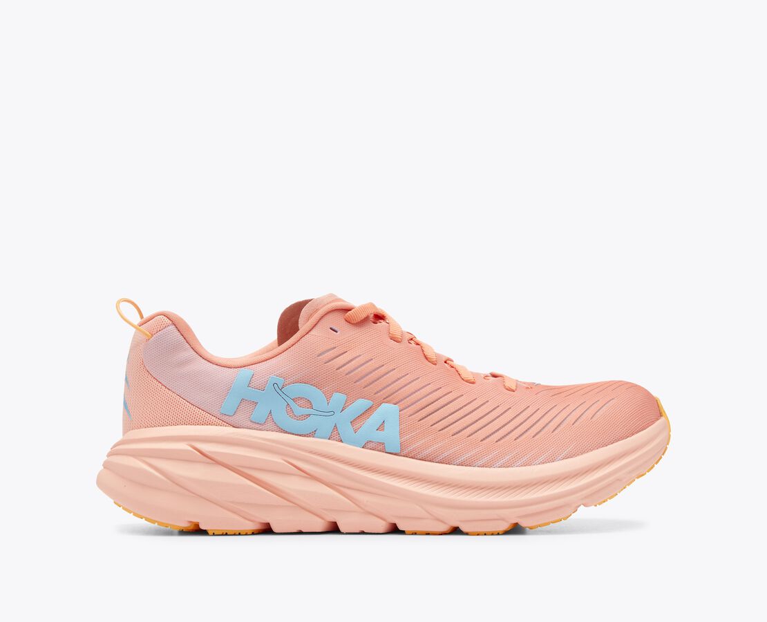 'HOKA' Women's Rincon 3 - Shell Coral / Peach Parfait