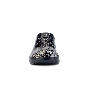 'OOFOS' Women's OOcloog Clog Limited Edition - Black / Champagne Pop