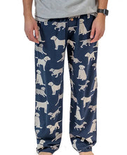 'Lazy One' Lab PJ Pant - Navy