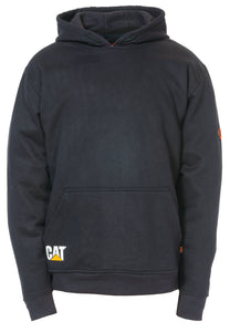 'Caterpillar' Men's Fire Resistant Hooded Sweatshirt - Black