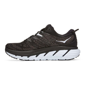 'HOKA' Women's Gaviota 4 - Black / White (Wide)