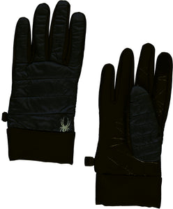 'Spyder' Women's Glissade Hybrid 60GR Insulated Gloves - Black