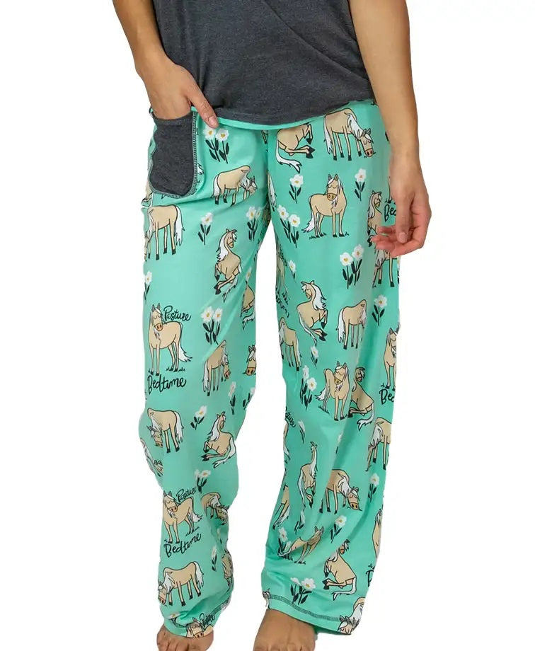 'Lazy One' Women's Pasture Bedtime PJ Pant - Teal