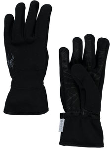 'Spyder' Men's Wander Infinium Fleece Gloves - Black