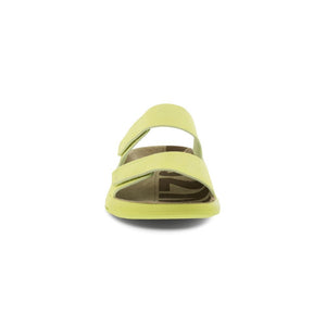 'Ecco' Women's 2nd Cozmo Two Band Slide - Sunny Lime