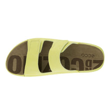'Ecco' Women's 2nd Cozmo Two Band Slide - Sunny Lime