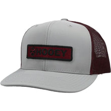 'Hooey' "Lockup" Hat - Grey / Maroon