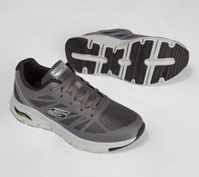 'Skechers' Men's Arch Fit-Charge Back - Charcoal / Black (Extra Wide)