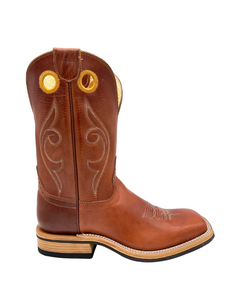 Men's Hondo Boots Roughout Western Boots - Broad Square Toe