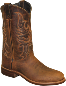'Abilene' Men's 11" Bison Stockman Boot - Brown