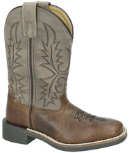 'Smoky Mountain' Childrens' Western Square Toe - Brown / Tan