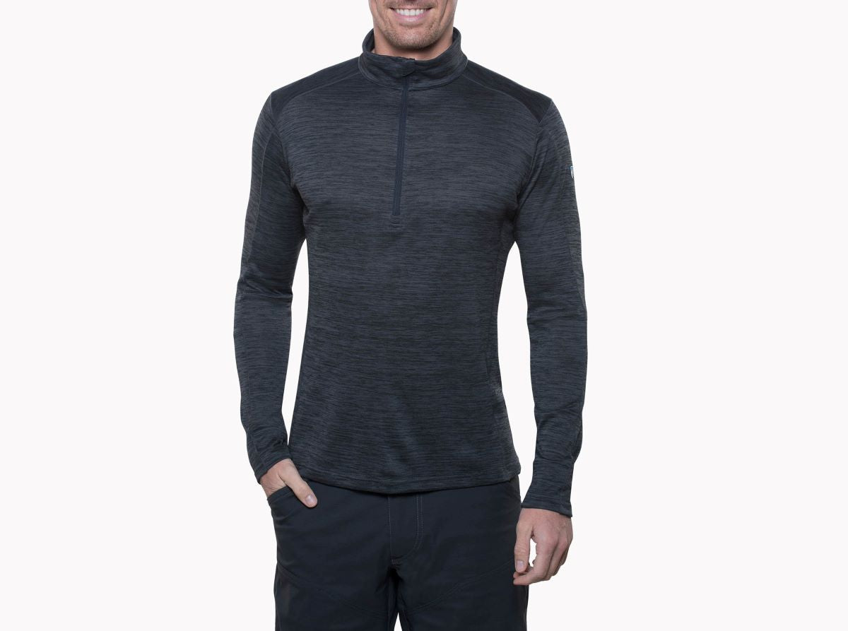 'Kuhl' Men's Alloy 1/4 Zip Sweater - Graphite