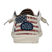 'Hey Dude' Men's Wally Patriotic - Off White Patriotic