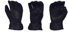 'Bear Knuckles' Double Wedge™ Fleece-Lined Water Resistant Cowhide Driver Glove - Black