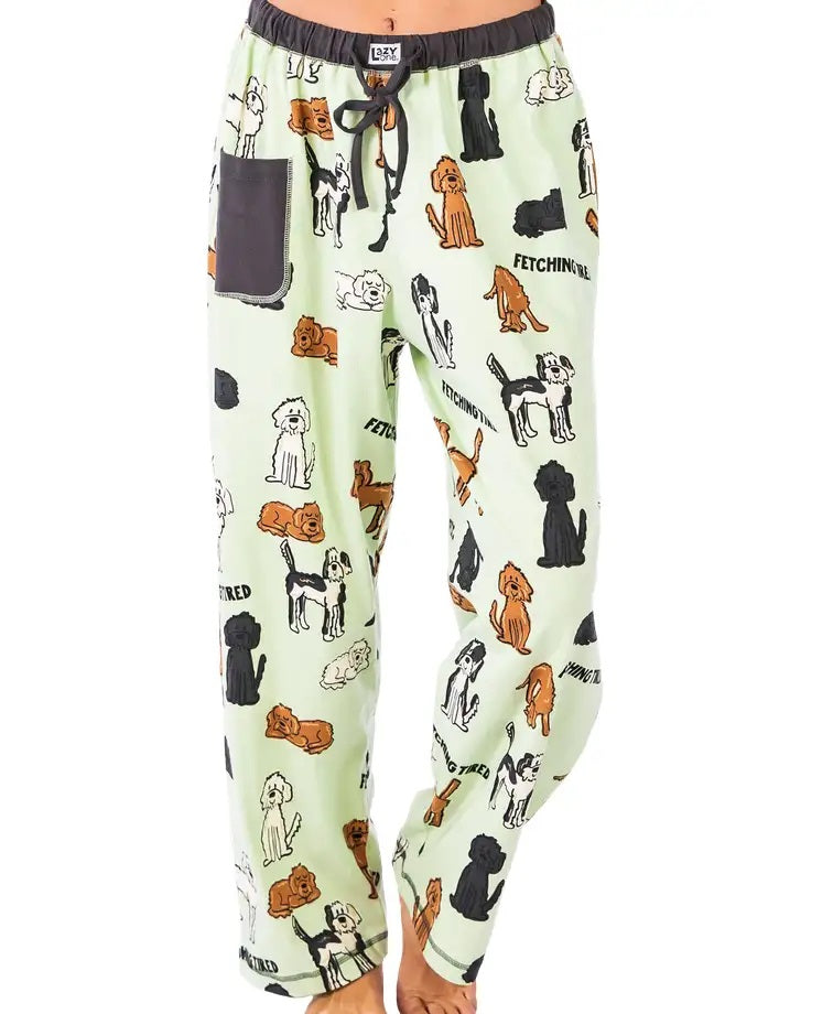 'Lazy One' Women's Fetching Tired PJ Pant - Green