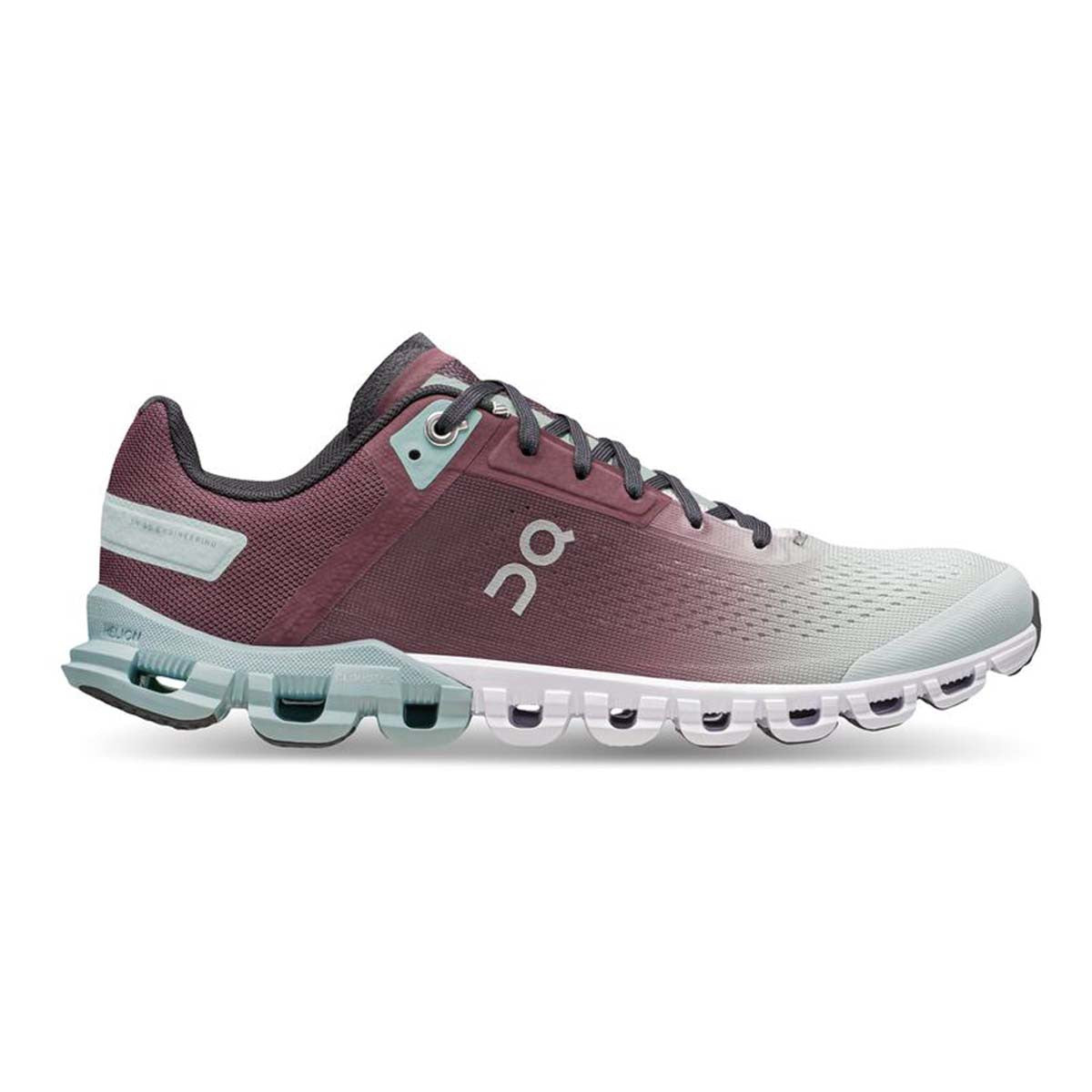 'On Running' Women's Cloudflow - Mulberry / Mineral