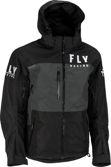 'Fly Racing' Men's Carbon WP Jacket - Black / Grey
