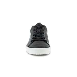 'Ecco' Men's Soft 7 Sneaker - Black / White