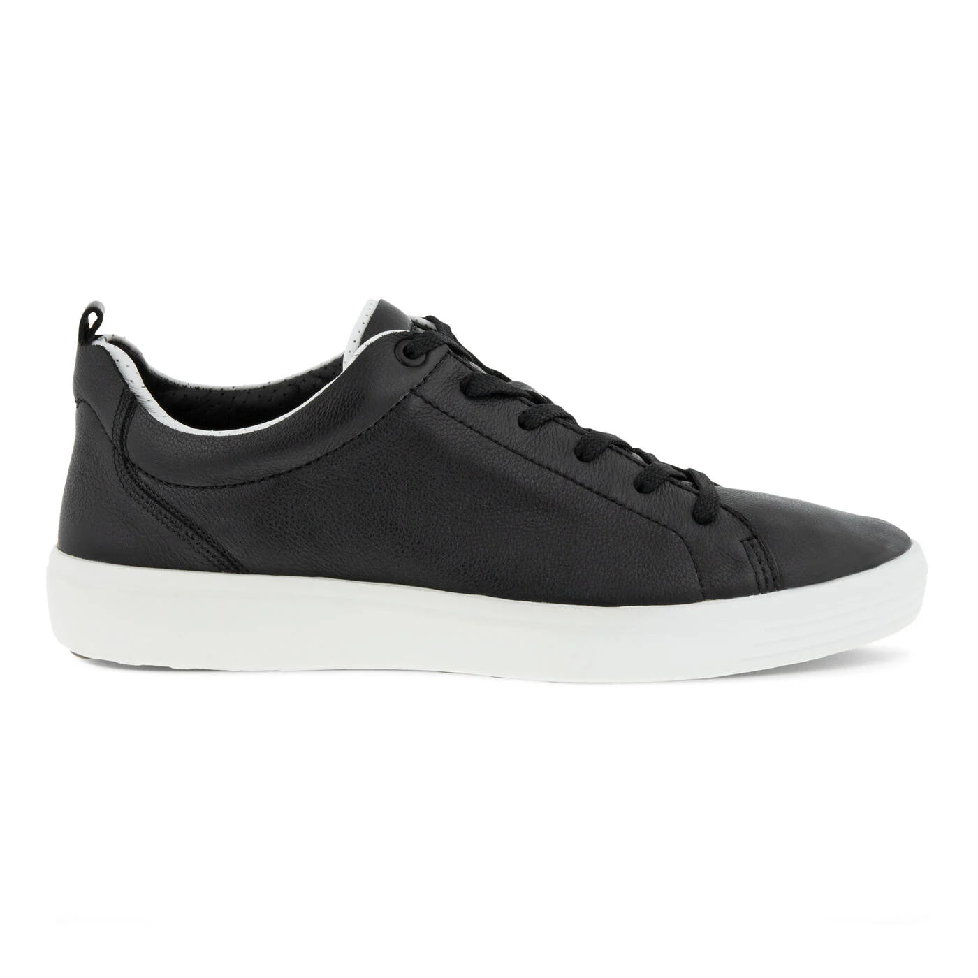 Ecco Men s Soft 7 Sneaker Black White