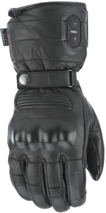 'Highway 21' Unisex Radiant Heated Leather Glove - Black