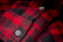 'Highway-21' Men's Concealed Carry Marksman Flannel Button Down - Black / Red