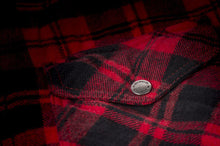 'Highway-21' Men's Concealed Carry Marksman Flannel Button Down - Black / Red