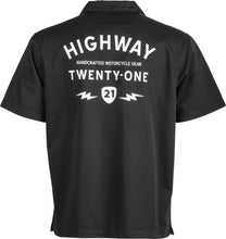 'Highway 21' Men's Halliwell Button Down Work Shirt - Black