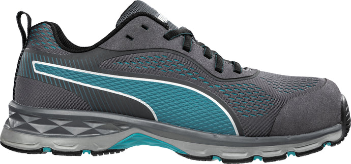 'Puma' Women's Fuse Knit Motion Protect EH Low Comp Toe - Grey / Turquoise