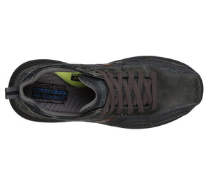 'Skechers' Men's Expended Manden Lace Up - Charcoal