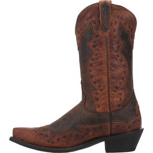 'Laredo' Men's 12" Ronnie Western Fashion Snip Toe - Rust