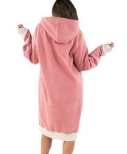 'Lazy One' Women's Back to Bed Sleep Hoodie - Pink