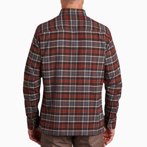 'Kuhl' Men's Dillingr Flannel Shirt - Redwood