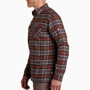 'Kuhl' Men's Dillingr Flannel Shirt - Redwood